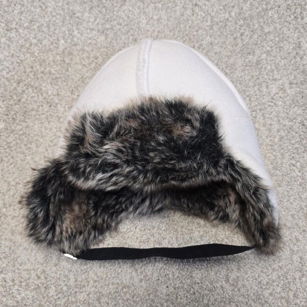 Iceland 66 North Magni Arctic Hat Sz 46-50 cm Winter Warm Trapper White Fur‎